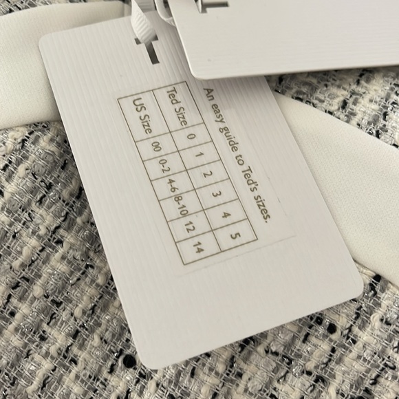 Ted Baker Stripe Panel Cropped Jacket - Picture 6 of 6